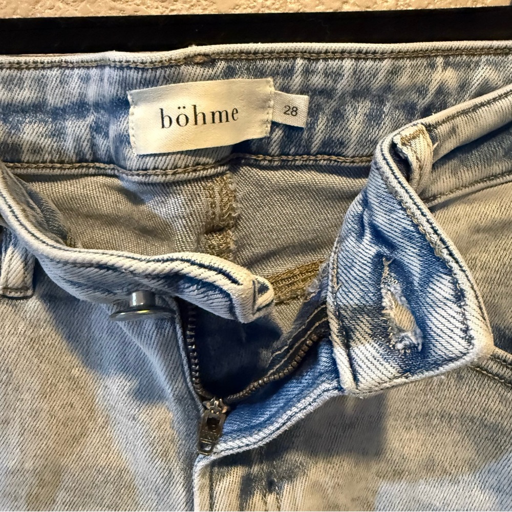 Böhme High-Waisted Wide Leg Jeans – Size 28 - Picture 4 of 11